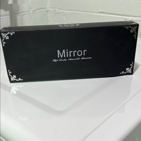 Rhinestone Rearview Mirror - Picture 4 of 4